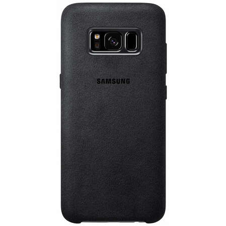 Чехол для Samsung Galaxy S8+ SM-G955 Alcantara Cover, черный