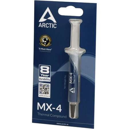 Термопаста Arctic Cooling Arctic MX-4 2019 Edition (шприц 4 гр.) шпатель