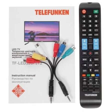 Телевизор 32" Telefunken TF-LED32S78T2 (HD 1366x768) черный
