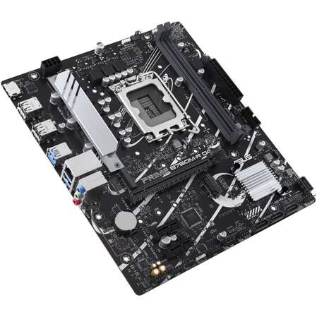 Материнская плата ASUS Prime B760M-R D4 B760 Socket-1700 2xDDR4, 4xSATA3, RAID, 2xM.2, 1xPCI-E16x, 4xUSB3.2, 1xHDMI, 2.5Glan, mATX