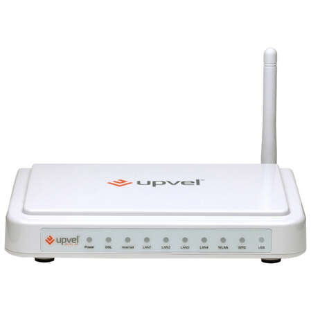 UPVEL UR-344AN4G 802.11n, 150Мбит/с, 2.4ГГц, , 4xLAN, 1xWAN, 1xUSB3.0, поддержка 3G/4G модемов
