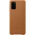Чехол для Samsung Galaxy S20+ SM-G985 Leather Cover коричневый