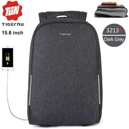 15.6" Рюкзак для ноутбука Tigernu T-B3213, темно-серый