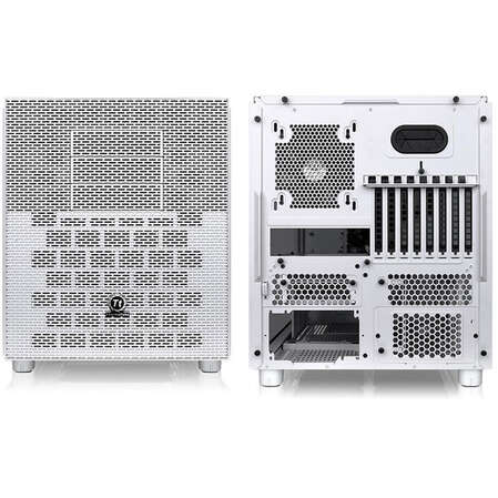 Корпус ATX Miditower Thermaltake Core X5 Tempered Glass Snow Edition Cube CA-1E8-00M6WN-00 White