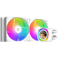 Система водяного охлаждения ID-Cooling FX240 LCD White ARGB 1150/1155/S1156/1151/1200/1700/1851, AM4/AM5