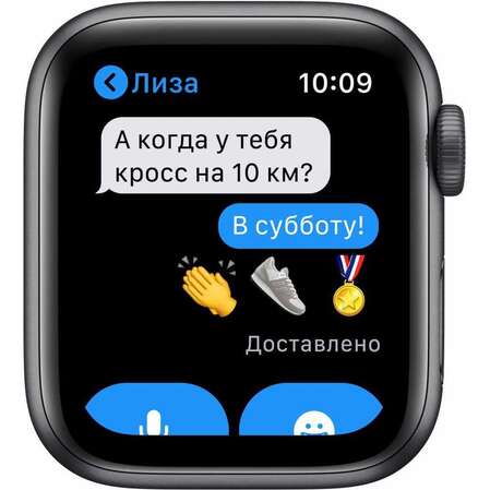 Умные часы Apple Watch Nike SE GPS 44mm Space Gray Aluminium Case with Anthracite/Black Nike Sport Band MYYK2RU/A