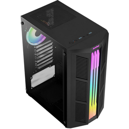 Корпус ATX Miditower AeroCool Prime-G-BK-v2 Black