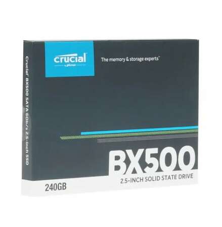 Внутренний SSD-накопитель 240Gb Crucial CT240BX500SSD1 SATA3 2.5" BX500
