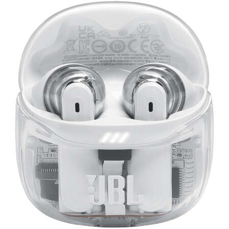 Bluetooth гарнитура JBL Tune Flex 2 Ghost Edition White