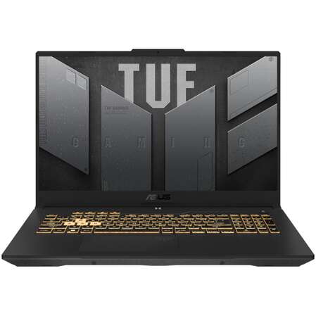 Ноутбук ASUS TUF Gaming A17 FX707ZV4-HX018 Core i7 12700H/16Gb/1Tb SSD/NV RTX4060 8Gb/17.3" FullHD/DOS Grey