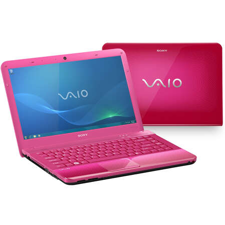 Ноутбук Sony VPC-EA3S1R/P i3-370M/4G/500/DVD/bt/HD 5650 1Gb/cam/14"/Win7 HP 64bit Pink