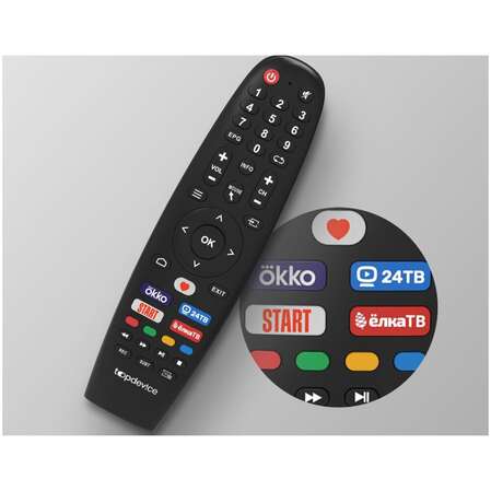 Телевизор 43" Topdevice TDTV43CS05U_BK (4K 3840x2160, SmartTV) черный