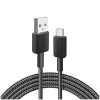 Кабель USB-A - Type C 0.9m Anker Power Line 322 черный