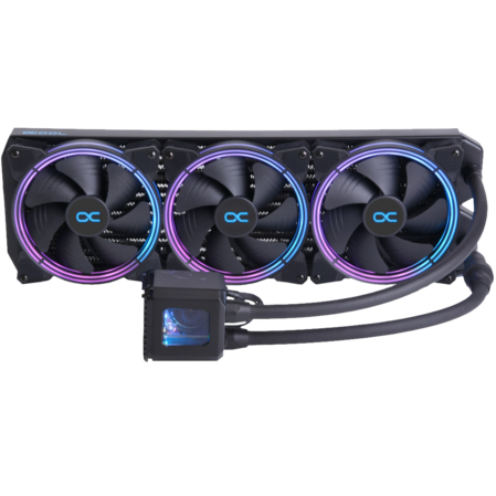 Система водяного охлаждения Alphacool Eisbaer Aurora 420 CPU Digital RGB S775/1150/1155/S1151/1366/2011, AM4/AM2/AM2+, AM3+/FM1, FM2)