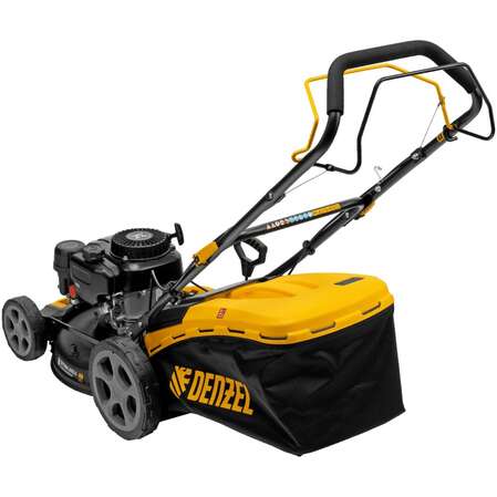 Бензиновая газонокосилка Denzel GLR-460SP-ZS, 149 см3, ширина 46 см, привод, травосборник 65 л 58824