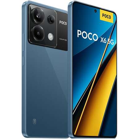 Смартфон Poco X6 5G 8/256GB RU Blue