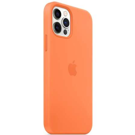 Чехол для Apple iPhone 12\12 Pro Silicone Case with MagSafe Kumquat