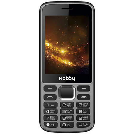 Мобильный телефон Nobby 300 Grey/Black