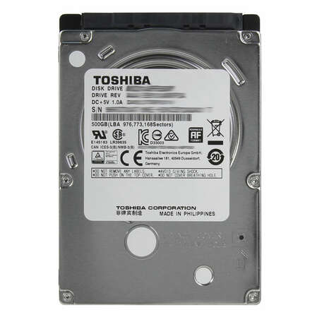 Внутренний жесткий диск 2,5" 500Gb 2.5" Toshiba (MQ01ABF050M) 8Mb 5400rpm SATA3