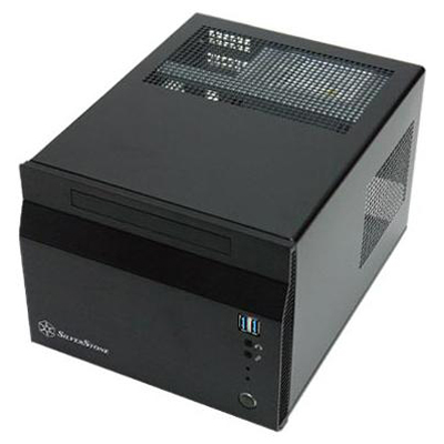 Корпус MiniITX/MiniDTX Silverstone Sugo SG06B (USB3.0) Lite Black