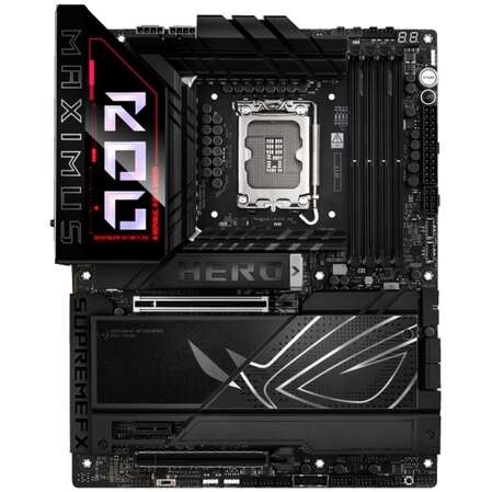 Материнская плата ASUS ROG Maximus Z890 Hero Z890 Soc-1851 4xDDR5, 4xSATA3, RAID, 6хM.2, 4xPCI-E16x, 9xUSB3.2, 2xUSB3.2 Type C, DP, HDMI, WiFi, 2xGlan, ATX