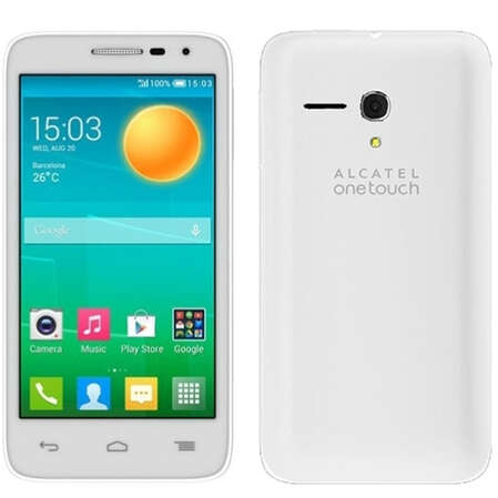 Смартфон Alcatel One Touch 5038D Pop D5 Full White