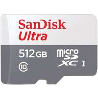 Карта памяти Micro SecureDigital 512Gb SanDisk Ultra microSDXC class 10 UHS-1 (SDSQUNR-512G-GN3MN)