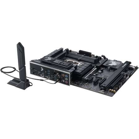 Материнская плата ASUS TUF Gaming Z890-Plus WiFi Z890 Soc-1851 4xDDR5, 4xSATA3, RAID, 4хM.2, 5xPCI-E16x, 6xUSB3.2, 2xUSB3.2 Type C, DP, HDMI, WiFi, 2.5Glan, ATX
