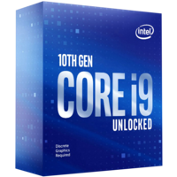 Процессор Intel Core i9-10900KF, 3.7ГГц, (Turbo 5.3ГГц), 10-ядерный, L3 20МБ, LGA1200, BOX
