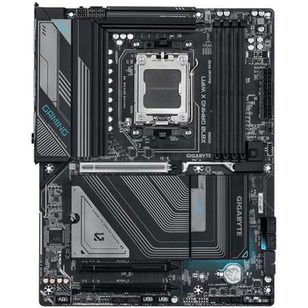 Материнская плата Gigabyte X870 Gaming X WiFi7 Socket-AM5 AMD X870 4xDDR5, 4xSATA3, RAID, 3xM.2, 3xPCI-E16x, 4xUSB3.2, 2xUSB3.2 Type C, DP, HDMI, 2.5Glan, WiFi, ATX Ret