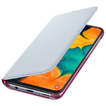 Чехол для Samsung Galaxy A30 (2019) SM-A305 Wallet Cover белый