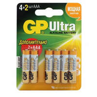 Батарейки GP 24AU-CR6 Ultra Alkaline AAA 6шт 