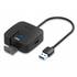 4-port OTG USB 2.0/ USB 3.0 Hub Vention CHABD Черный 0.5м