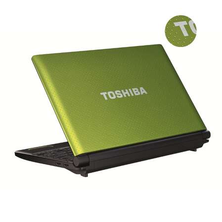 Нетбук Toshiba Netbook NB550D-10Q C-50/2Gb/320GB/DVD/HD 6250/WiFi/BT/Cam/10.1"/Win 7 Starter/Lime Green