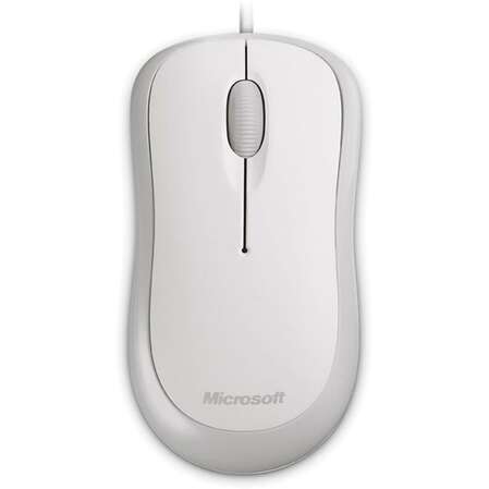 Мышь Microsoft Basic Mouse for business White проводная 4YH-00008
