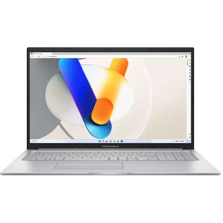 Ноутбук ASUS VivoBook 17 X1704VA-AU398 Core i7 1355U/16Gb/1Tb SSD/17.3" FullHD/DOS Cool Silver