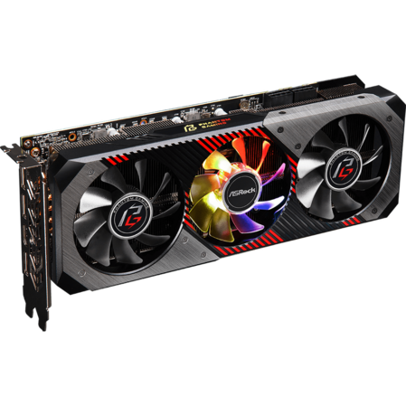 Видеокарта ASRock 8192Mb RX 5700 XT Phantom Gaming D 8G OC (RX5700XT PGD 8GO) 3xDP, HDMI, Ret