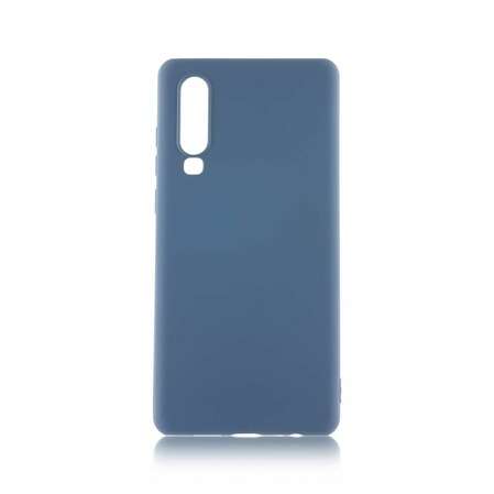 Чехол для Huawei P30 Brosco Softrubber\Soft-touch синий