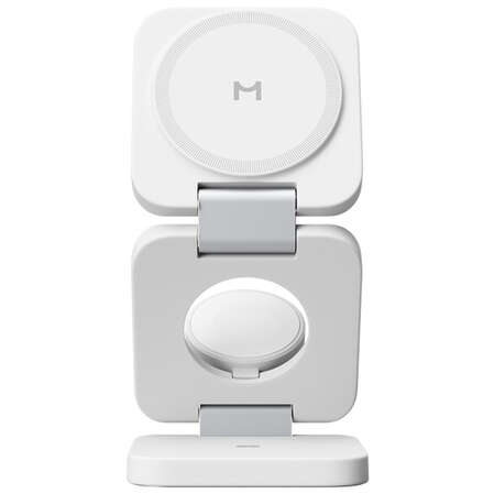 Беспроводная зарядная панель 3 в 1 Для IPhone, Apple Watch, Airpods Magssory Flex WCH013 22W White