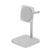 Беспроводная зарядная панель 3 в 1 Для IPhone, Apple Watch, Airpods uBear Evoke Qi2 25W Silver