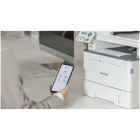 МФУ Pantum BM5100ADW ч/б А4 40ppm с автоподатчиком, LAN, WiFi