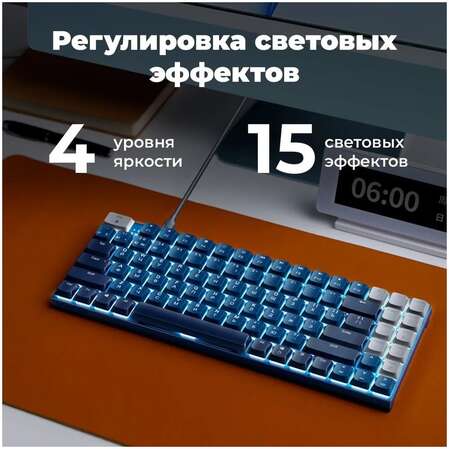 Клавиатура беспроводная Ugreen KU102 (15228) Blue