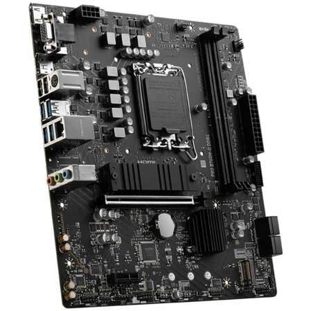 Материнская плата MSI Pro B760M-G DDR4 B760 Socket-1700 2xDDR4, 4xSATA3, 2xM.2, 1xPCI-E16x, 4xUSB3.2, D-Sub, DP, HDMI, Glan, mATX