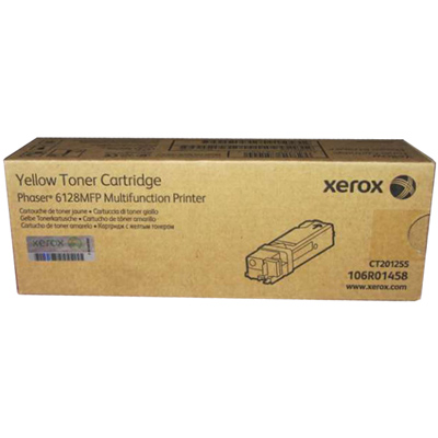 Картридж Xerox 106R01458 Yellow для Phaser 6128 (2500стр)