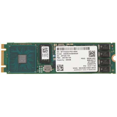 Внутренний SSD-накопитель 480Gb Intel SSDSCKKB480G801 M.2 SATA3 D3-S4510