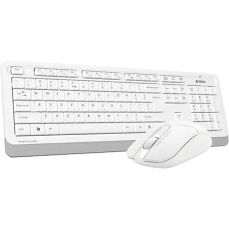 Клавиатура+мышь A4Tech Fstyler FG1012 White USB