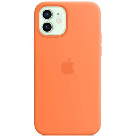 Чехол для Apple iPhone 12\12 Pro Silicone Case with MagSafe Kumquat