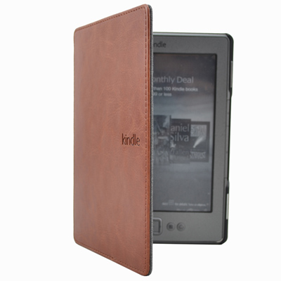 Обложка для Kindle 4/Kindle 5 Skinbox K-021 коричневый темный