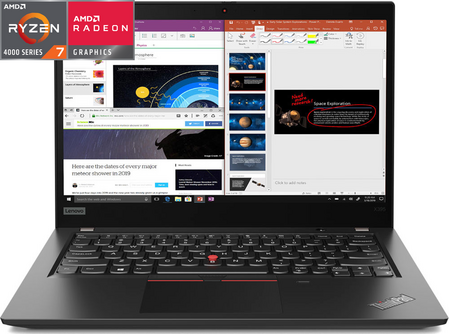 Ноутбук Lenovo ThinkPad X395 AMD Ryzen 7 Pro 3700U/16Gb/256Gb SSD/AMD Radeon Vega 10/13.3" FullHD/Win10Pro Black