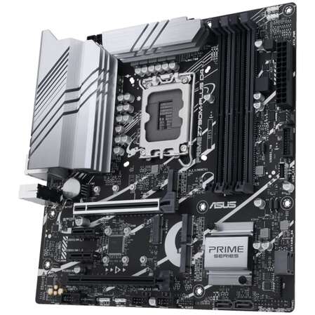 Материнская плата ASUS Prime Z790M-Plus D4 Z790 Socket-1700 4xDDR4, 4xSATA3, RAID, 3xM.2, 2xPCI-E16x, 5xUSB3.2, 1xUSB3.2 Type C, DP, HDMI, Glan, mATX